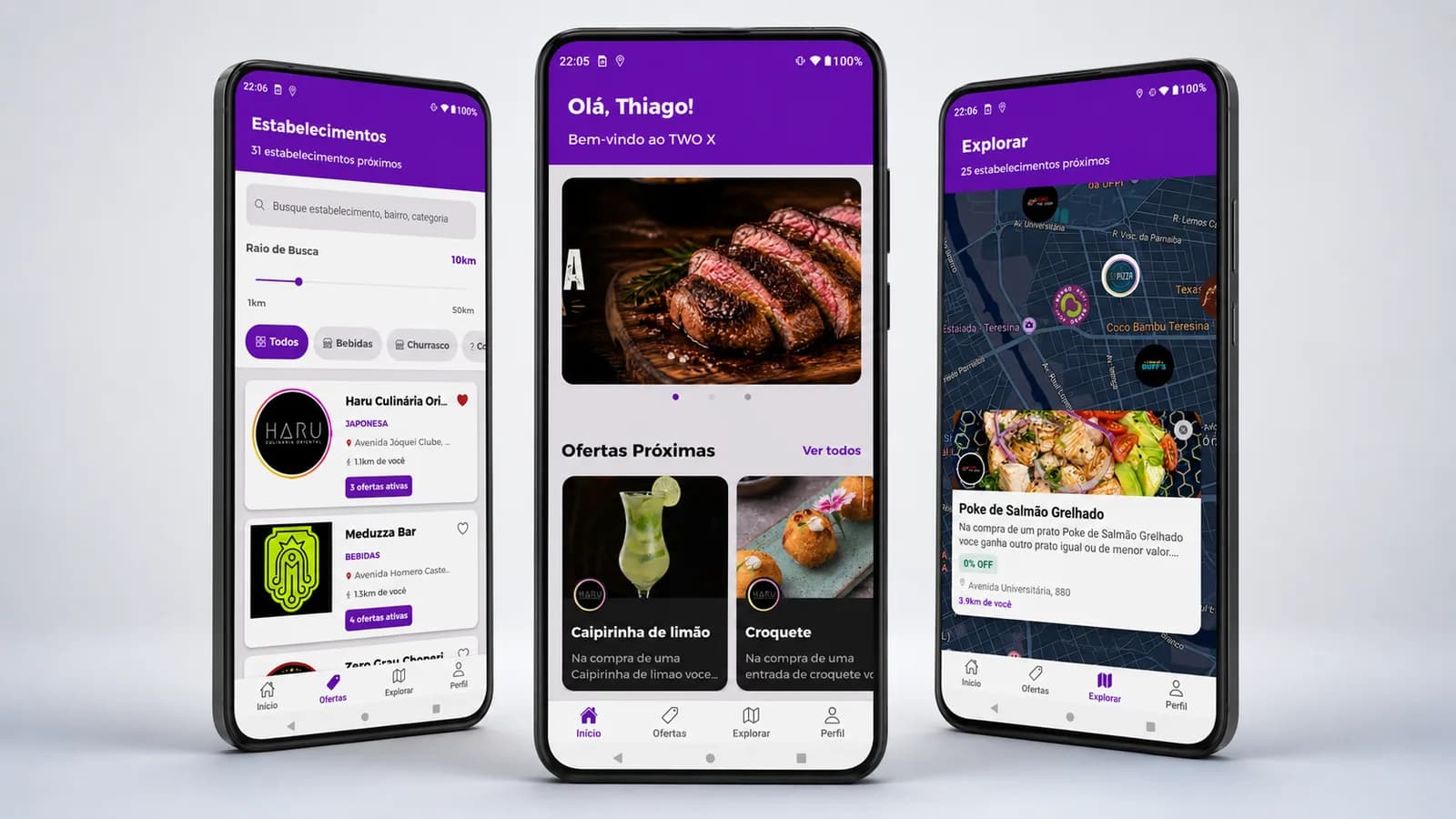 Site da TWO X em monitor e celular